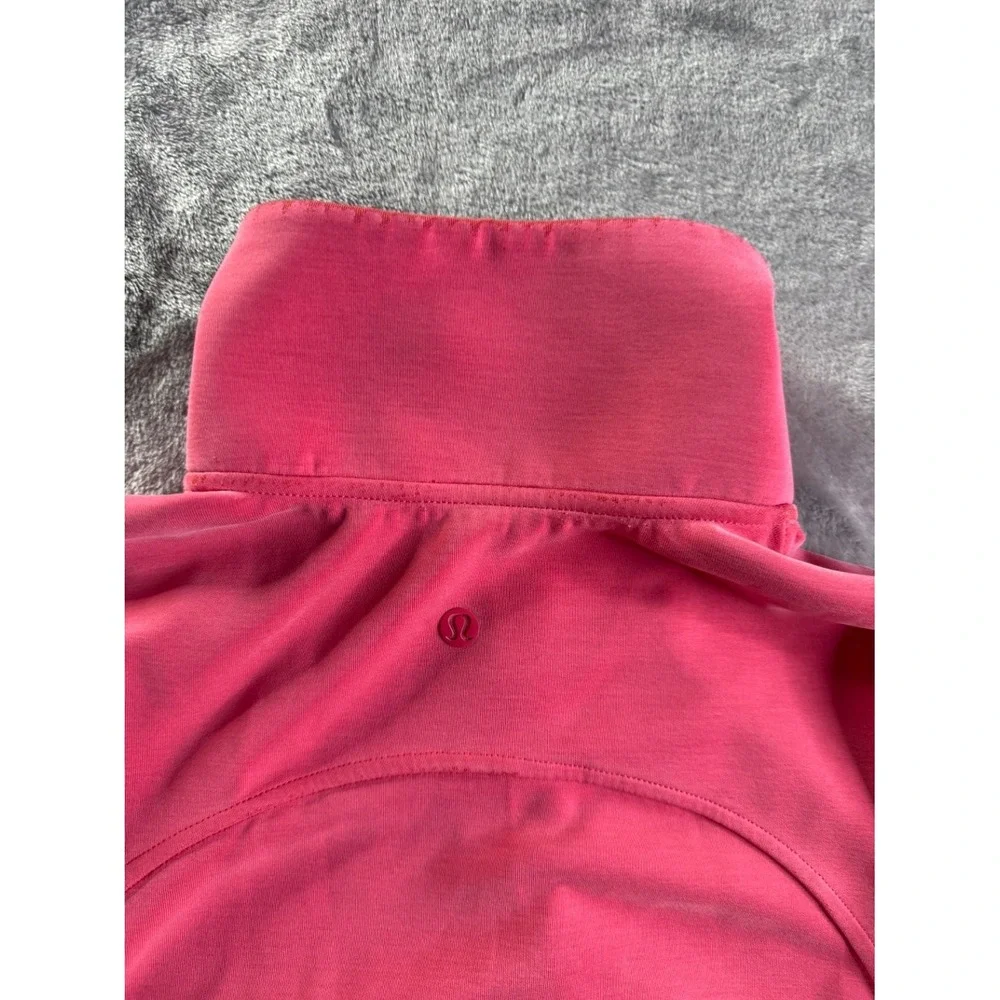 Lululemon Scuba Oversized Quarter-Zip Hoodie Women's Sweatshirt Size 4 Pink